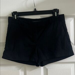 Theory Black High Waist Women's Shorts